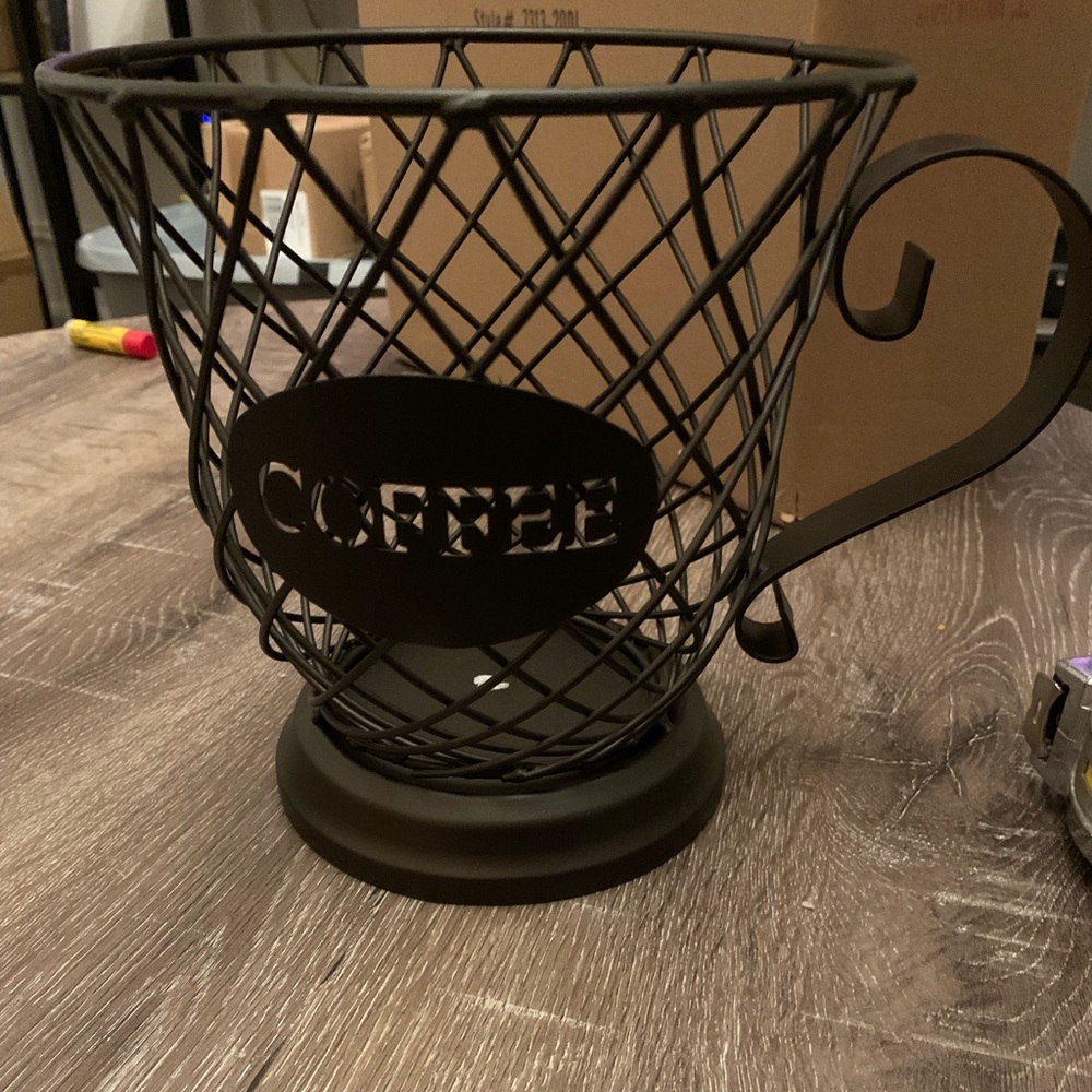 Coffee cup pod holder